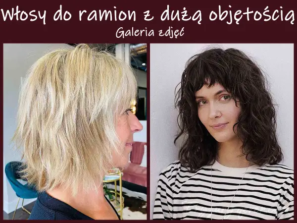 Dwie kobiety prezentują fryzury półdługie włosy do ramion stopniowane. Blond włosy są mocno wycieniowane, ciemne falują.
